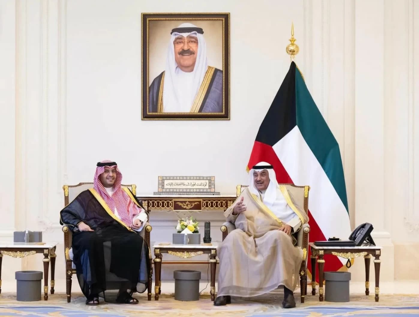 العلاقات السعودية الكويتية: ولي عهد الكويت يستقبل الأمير تركي