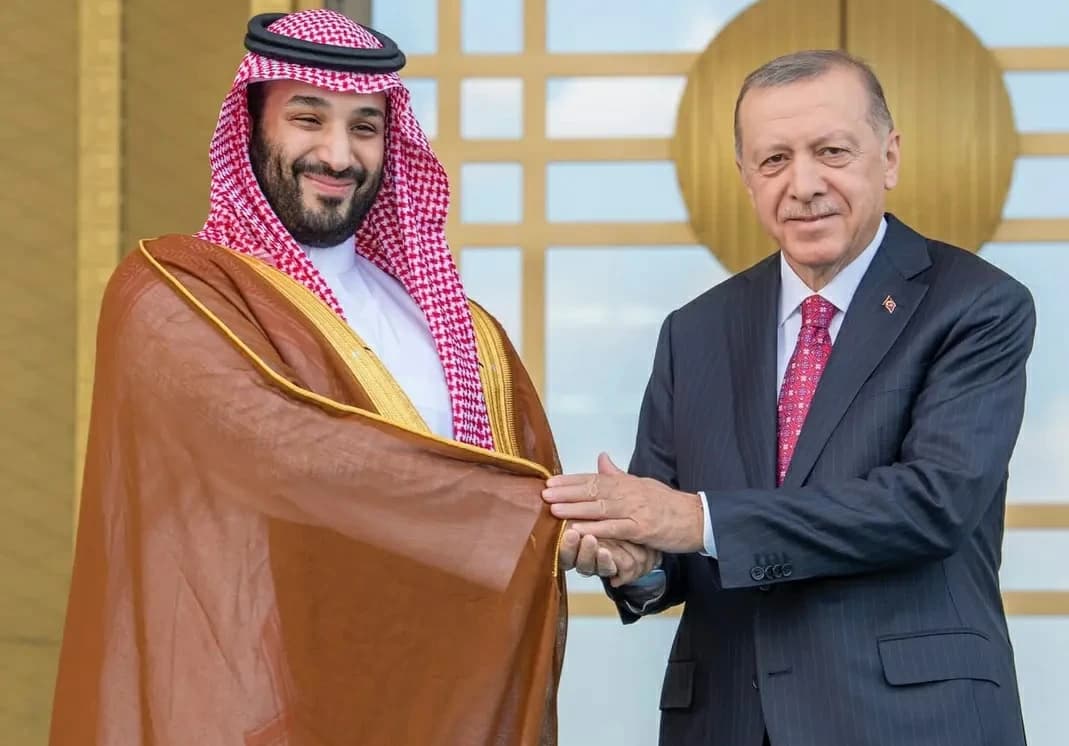 العلاقات السعودية التركية: مباحثات ولي العهد وأردوغان