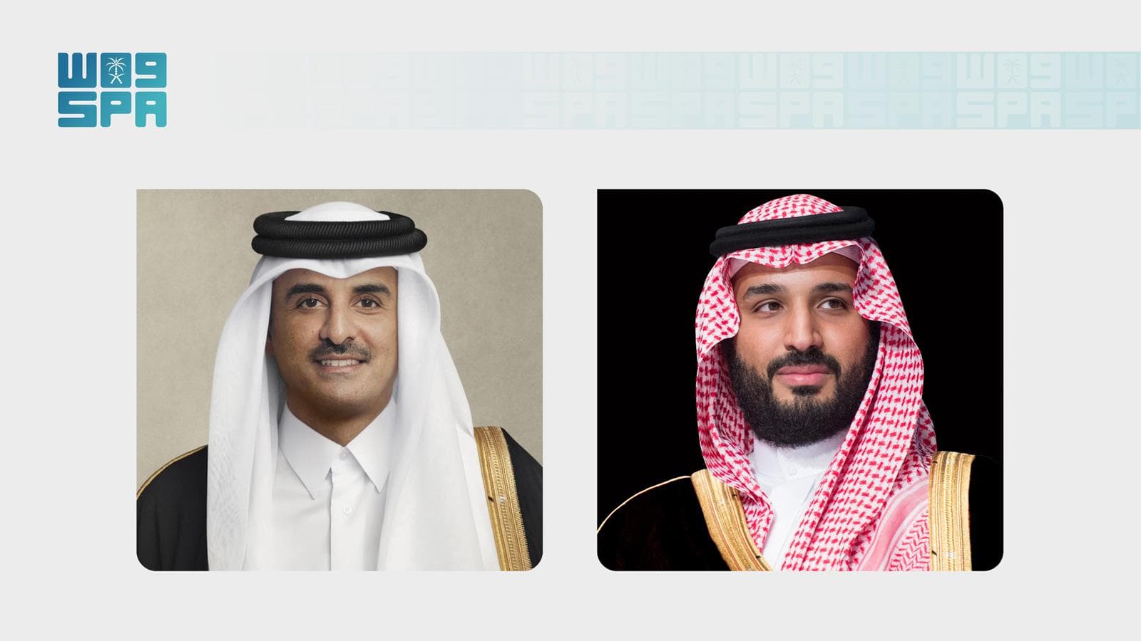 اتصال هاتفي بين ولي العهد وأمير قطر لبحث مستجدات المنطقة