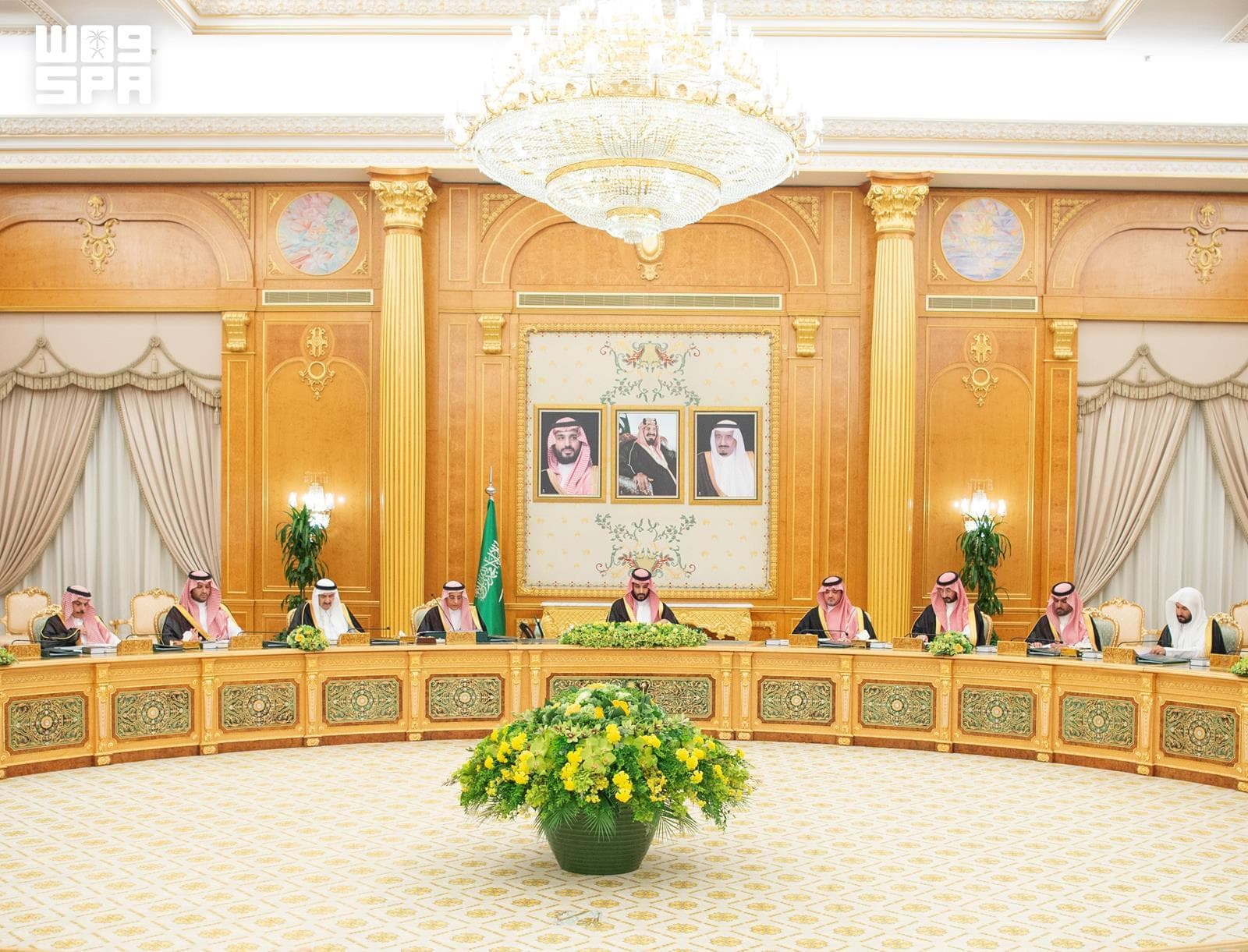سمو ولي العهد يرأس جلسة مجلس الوزراء في الرياض اليوم